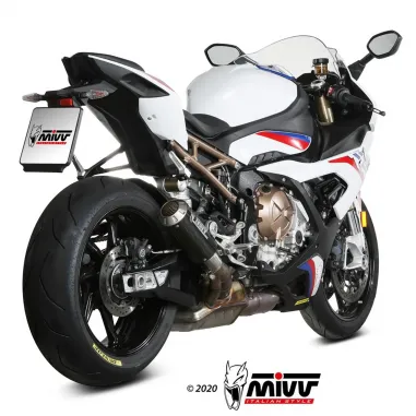 Mivv Bmw S 1000 RR 19 - 2025 Terminale Di Scarico Marmitta MK3 Carbonio Moto Omologato