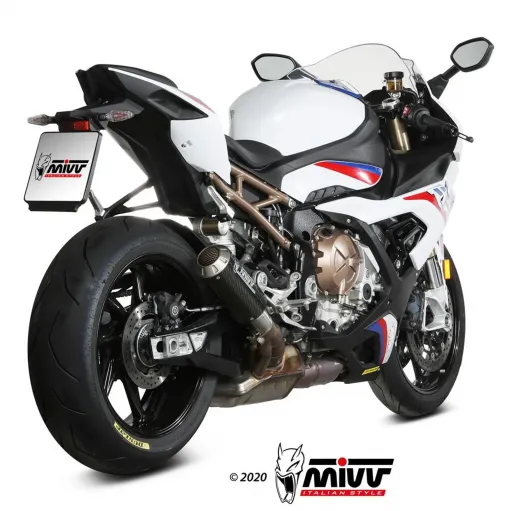 Mivv Bmw S 1000 RR 19 - 2025 Terminale Di Scarico Marmitta MK3 Carbonio Moto Omologato