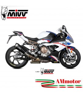 Mivv Bmw S 1000 RR Terminale Di Scarico Marmitta Delta Race Carbonio Moto Omologato