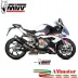 Mivv Bmw S 1000 RR Terminale Di Scarico Marmitta Delta Race Carbonio Moto Omologato