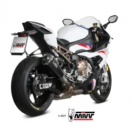 Mivv Bmw S 1000 RR Terminale Di Scarico Marmitta Delta Race Carbonio Moto Omologato 2