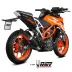 Mivv Ktm 390 Duke 17 - 2020 Terminale Di Scarico Marmitta X-M1 Inox Nero Moto Omologato