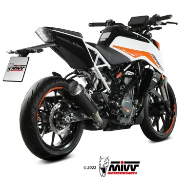Mivv Ktm 390 Duke 2021 Terminale Di Scarico Marmitta Gp Pro Carbonio Moto Omologato