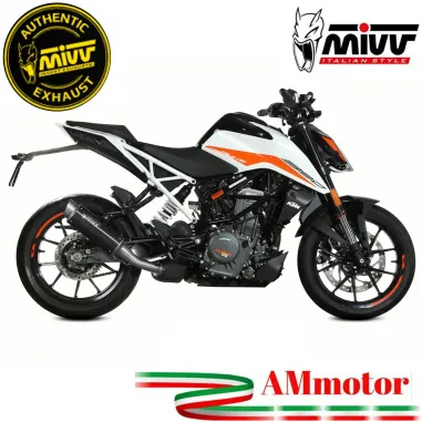 Mivv Ktm 390 Duke 2021 Terminale Di Scarico Marmitta Gp Pro Inox Nero Moto Omologato