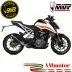Mivv Ktm 390 Duke 2021 Terminale Di Scarico Marmitta Gp Pro Inox Nero Moto Omologato