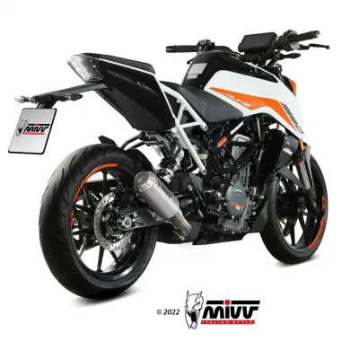 Mivv Ktm 390 Duke 2021 Terminale Di Scarico Marmitta Mk3 Inox Moto Racing