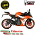 Mivv Ktm RC 125 17 - 2020 Terminale Di Scarico Moto Marmitta Mk3 Carbonio