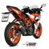 Mivv Ktm RC 390 17 - 2020 Terminale Di Scarico Moto Marmitta Mk3 Carbonio