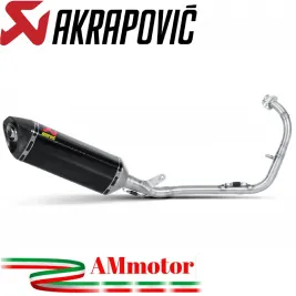 Akrapovic Yamaha Yzf R 125 08 - 2013 Impianto Di Scarico Completo Racing Line Terminale Carbonio Moto