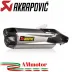 Akrapovic Kawasaki Ninja H2 Sx 21 - 2024 Terminale Di Scarico Slip-On Line Titanio Moto Omologato