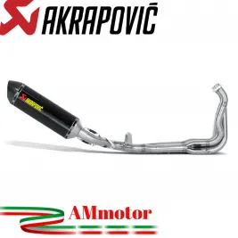 Akrapovic Kawasaki Z 1000 14 2020 Impianto Di Scarico Completo Racing Line Terminale Carbonio Moto