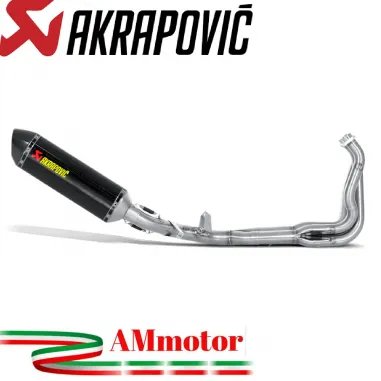 Akrapovic Kawasaki Z 1000 14 2020 Impianto Di Scarico Completo Racing Line Terminale Carbonio Moto
