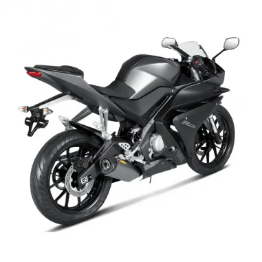 Akrapovic Yamaha Yzf R 125 17 - 2018 Impianto Di Scarico Completo Racing Line Terminale Titanio Moto