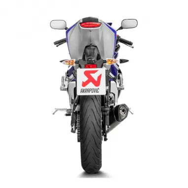 Akrapovic Yamaha Yzf R 125 17 - 2018 Impianto Di Scarico Completo Racing Line Terminale Titanio Moto