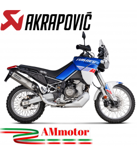 Akrapovic Aprilia Tuareg 660 Terminale Di Scarico Slip-On Line Titanio Moto Omologato