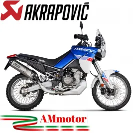 Akrapovic Aprilia Tuareg 660 Terminale Di Scarico Slip-On Line Titanio Moto Omologato