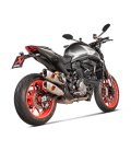 Akrapovic Ducati Monster 937 Terminali Di Scarico Slip-On Line Titanio Moto Omologati