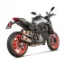 Akrapovic Ducati Monster 937 Terminali Di Scarico Slip-On Line Titanio Moto Omologati