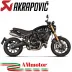 Akrapovic Ducati Scrambler 1100 21 - 2024 Terminali Di Scarico Moto Slip-On Line Titanio Omologato
