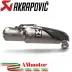 Akrapovic Ducati Scrambler 1100 21 - 2024 Terminali Di Scarico Moto Slip-On Line Titanio Omologato