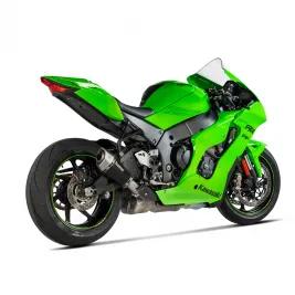 Akrapovic Kawasaki Ninja Zx-10 R 21 - 2024 Terminale Di Scarico Moto Slip-On Line Titanio 2