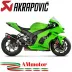 Akrapovic Kawasaki Ninja Zx-10 R 21 - 2024 Terminale Di Scarico Moto Slip-On Line Carbonio Omologato