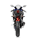 Akrapovic Yamaha Yzf R 125 19 - 2020 Impianto Di Scarico Completo Racing Line Terminale Titanio Moto