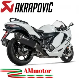 Akrapovic Suzuki Gsx-R 1300 Hayabusa 21 - 2024 Terminali Di Scarico Slip-On Line Titanio Moto Omologati