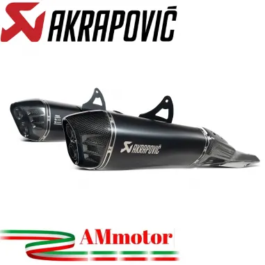 Akrapovic Suzuki Gsx-R 1300 Hayabusa 21 - 2024 Terminali Di Scarico Slip-On Line Titanio Moto Omologati