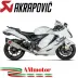 Akrapovic Suzuki Gsx-R 1300 Hayabusa 21 - 2024 Impianto Di Scarico Completo Racing Line Terminale Titanio Moto