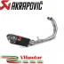 Akrapovic Yamaha Yzf R25 Impianto Di Scarico Completo Racing Line Terminale Carbonio Moto