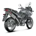 Akrapovic Suzuki V-Strom 650 17 - 2022 Impianto Di Scarico Completo Racing Line Terminale Carbonio Moto