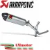 Akrapovic Suzuki V-Strom 650 17 - 2022 Impianto Di Scarico Completo Racing Line Terminale Carbonio Moto