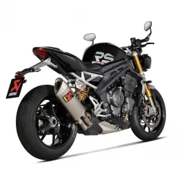 Akrapovic Triumph Speed Triple 1200 RS / RR Terminale Di Scarico Slip-On Line Titanio Moto Omologato 2