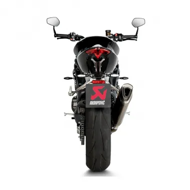 Akrapovic Triumph Speed Triple 1200 RS / RR Terminale Di Scarico Slip-On Line Titanio Moto Omologato