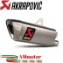 Akrapovic Triumph Speed Triple 1200 RS / RR Terminale Di Scarico Slip-On Line Titanio Moto Omologato