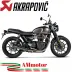 Akrapovic Triumph Street Twin 900 16 - 2020 Terminali Di Scarico Slip-On Line Titanio Moto Omologati