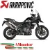 Akrapovic Triumph Tiger 850 / 900 Terminale Di Scarico Slip-On Line Titanio Per Moto Omologato