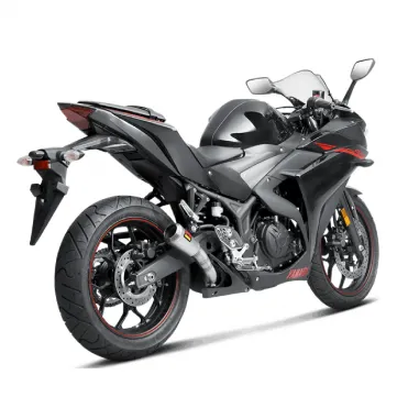 Akrapovic Yamaha Yzf R25 14 - 2020 Terminale Di Scarico Slip-On Inox Moto Racing