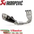 Akrapovic Triumph Trident 660 Impianto Di Scarico Completo Racing Line Terminale In Titanio Moto