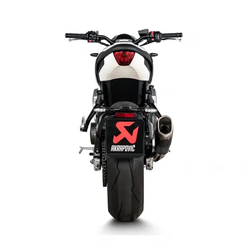Akrapovic Triumph Trident 660 Impianto Di Scarico Completo Racing Line Terminale In Titanio Moto