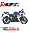 Akrapovic Yamaha Yzf R25 14 - 2020 Terminale Di Scarico Slip-On Inox Moto Racing