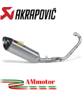 Akrapovic Yamaha Mt 125 14 - 2019 Impianto Di Scarico Completo Racing Line Terminale Inox Moto