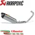 Akrapovic Yamaha Mt 125 14 - 2019 Impianto Di Scarico Completo Racing Line Terminale Inox Moto