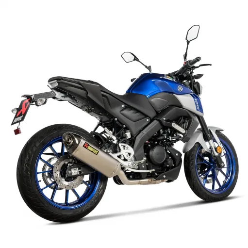 Akrapovic Yamaha Mt 125 21 - 2025 Impianto Di Scarico Completo Racing Line Titanio Moto
