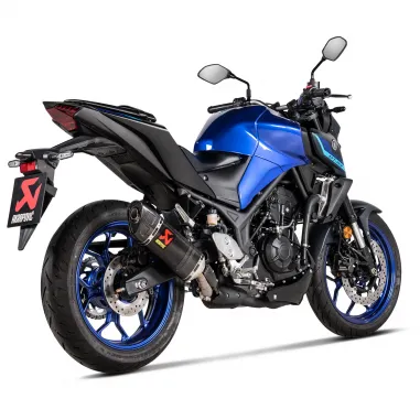 Akrapovic Yamaha Mt-03 2022 Terminale Di Scarico Slip-On Carbonio Moto Omologato