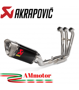 Akrapovic Yamaha Mt-09 21 - 2022 Impianto Di Scarico Completo Racing Line Terminale Carbonio Moto