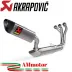 Akrapovic Yamaha Mt-09 21 - 2022 Impianto Di Scarico Completo Racing Line Terminale Titanio Moto