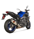 Akrapovic Yamaha Mt-10 2022 Terminale Di Scarico Slip-On Titanio Moto Omologato
