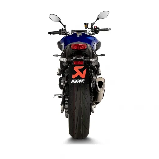 Akrapovic Yamaha Mt-10 2022 Terminale Di Scarico Slip-On Titanio Moto Omologato